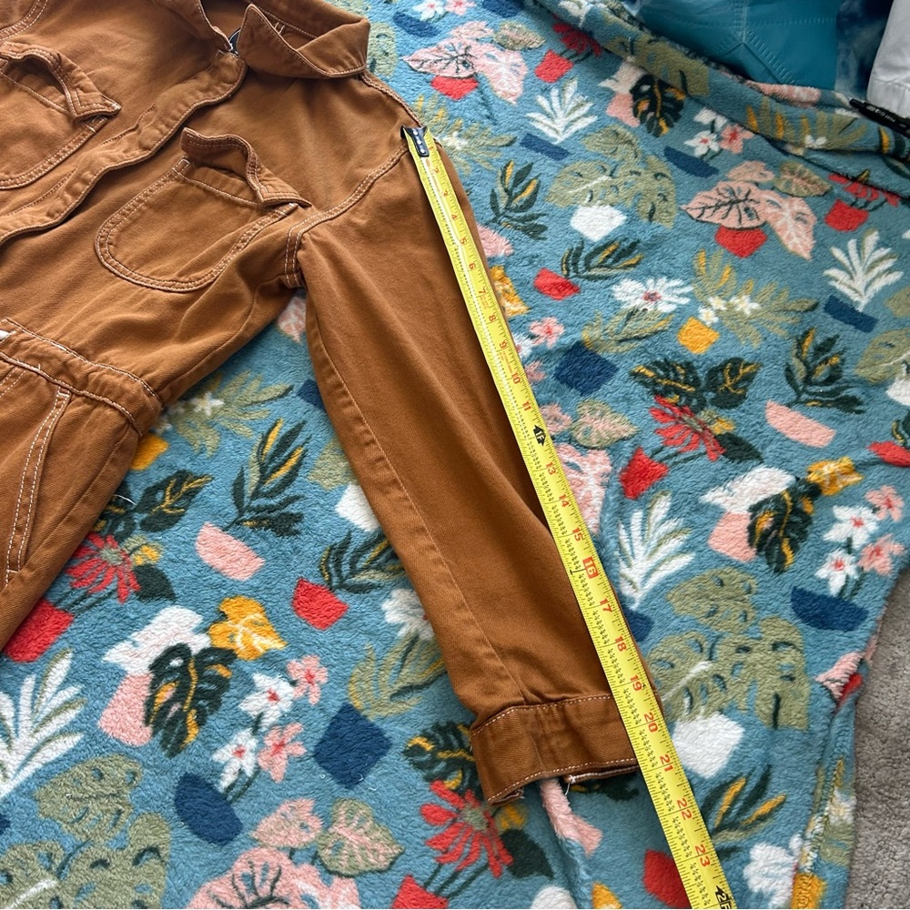 Abercrombie & Fitch utility jumpsuit in rust/brown - Picture 2 of 12
